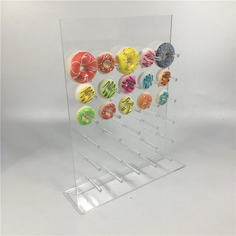 Yageli Factory Clear Custom Made Acrylic Donut Display Stands Buy