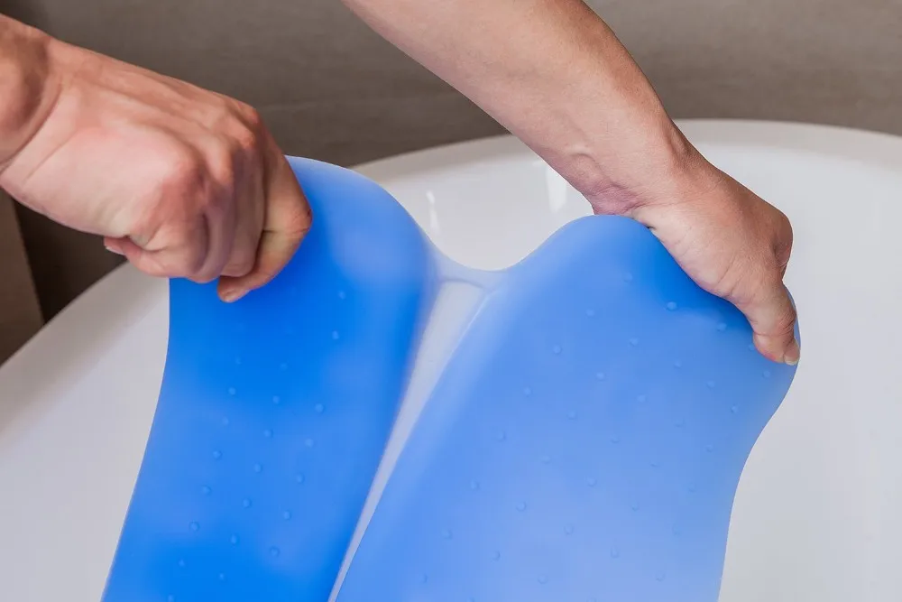 Shoulder Release Spa Pillows Silicone Neck Rest Waterproof Bath Tub