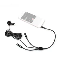 

Free shipping Hot sale Professional record audio wired lavalier lapel condenser microphone