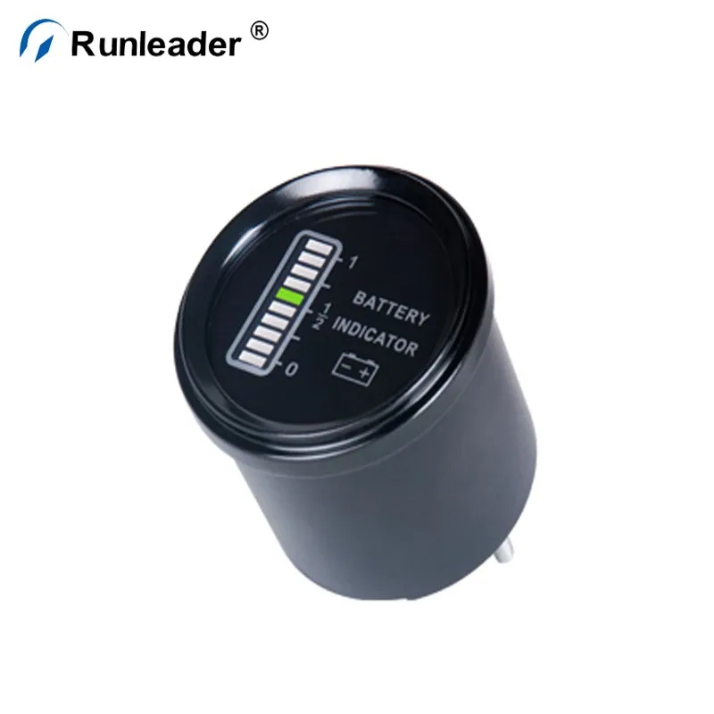 Runleader Battery Tester Voltage Meter Battery Indicator For Golf Cart
