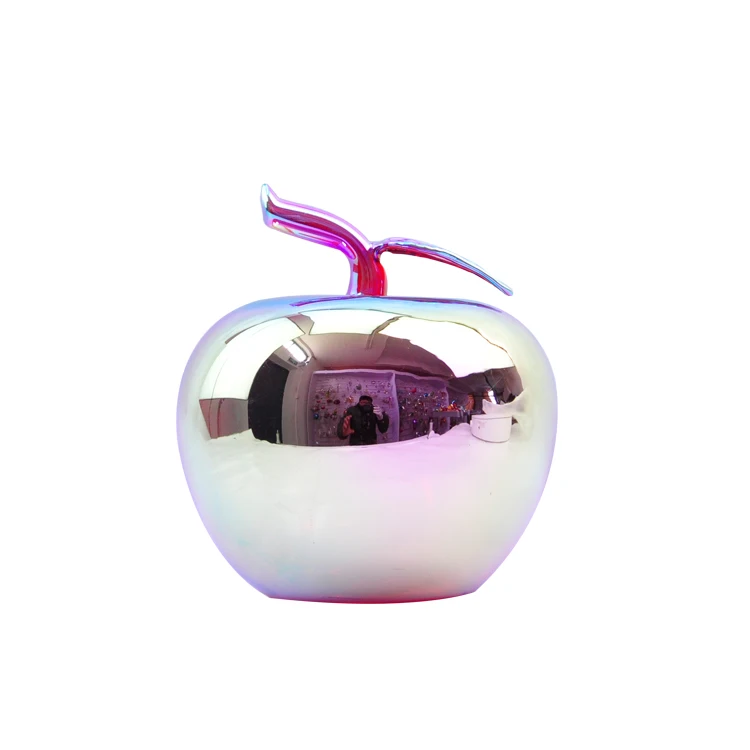 new products Iridescence Glass Apple home decoration details