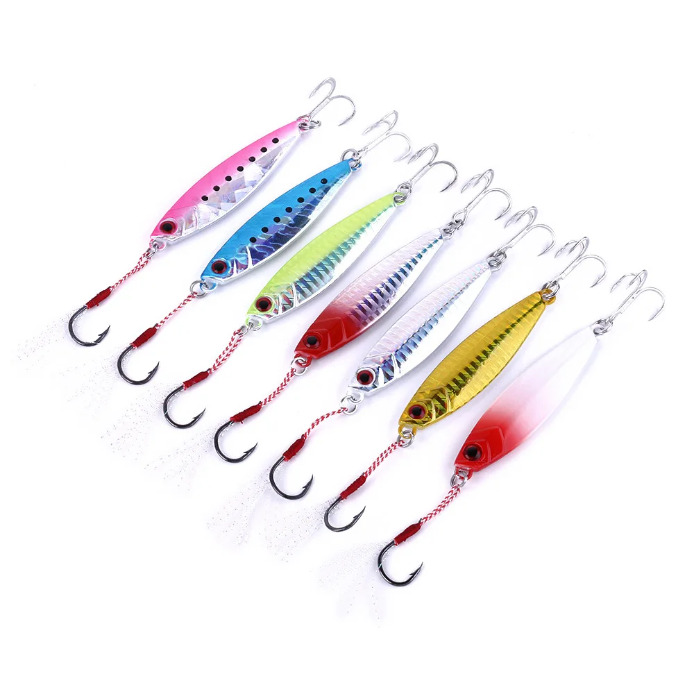 

Gorgons 80mm 40g lead metal fishing jig lure set for saltwater, Various