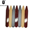 Water transfer printing ABS collar stays manufacturers wholesale plastic collar stand multicolour shirt collar holder