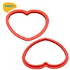 heat resistant eco friendly silicone egg ring heart sharp egg tools