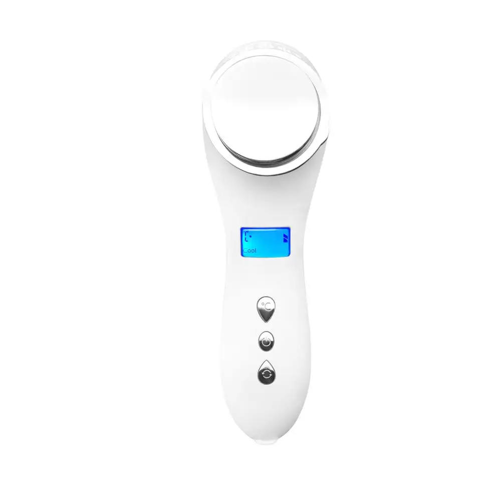 

Handheld salon beauty equipment high quality cold&hot face skin beauty device iontophoresis machine current