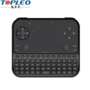 High grade Language custom H6 ergonomic palm-sied wireless smart remote keyboard mouse combo set