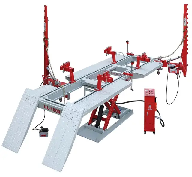 Electric Control Car Bench Car Body Collision Repair Equipment