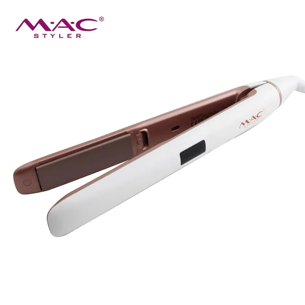 

PTC/MCH Ceramic Coating Titanium hair straight tool flat irons factory supply electric hair straightener, Customized color