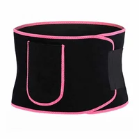 

Custom Sweet Belt Waist Trimmer Abdominal Trainer Adjustable Sweat AB Belt For Fat Burner Weight Loss