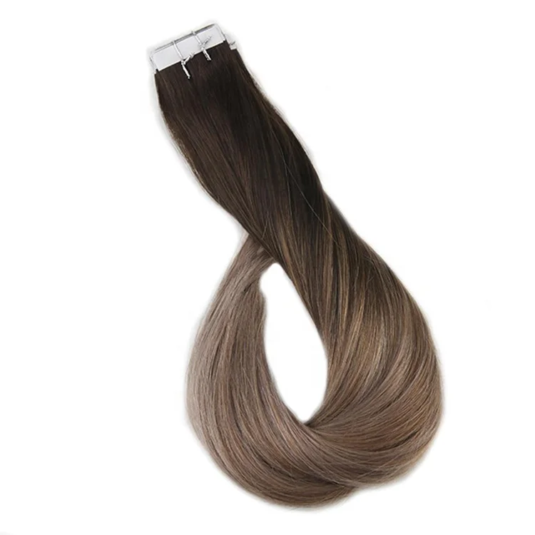 

Unprocessed 100% virgin human brazilian tape hair extensions, All available