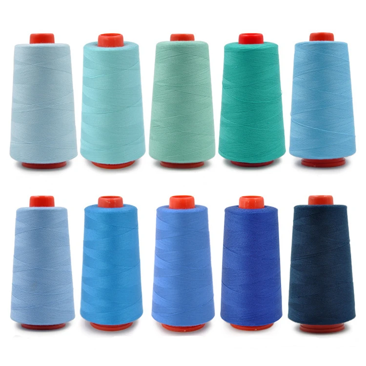 8000yds 40s/2 Core Spun Polyester Thread Cutters Cone Winder Machine ...