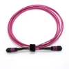 OM4 MPO Fiber Optic Patch Cord Cable 50/125 with Pink Color Jacket