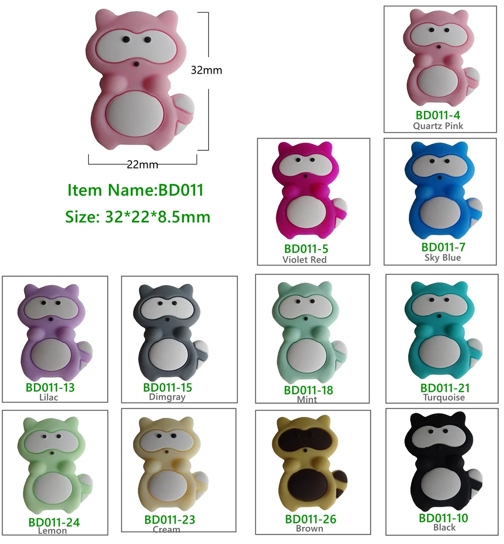 raccoon bead