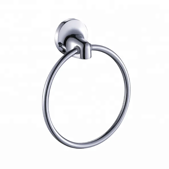 
Metalique Cheap Bathroom Zinc Alloy Chromed Towel Ring Towel Holder 52092 