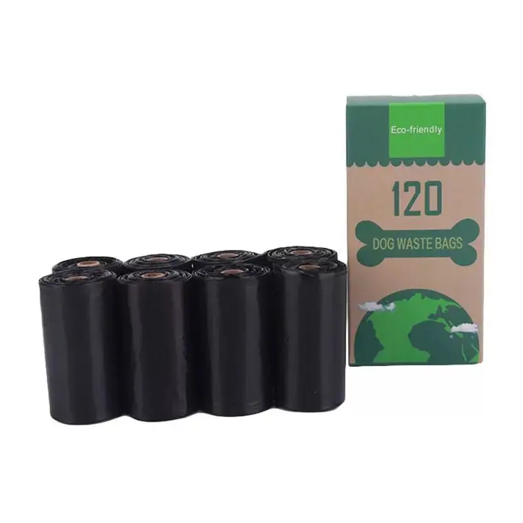 

Wholesale Pet Supplies 100% Biodegradable Plastic Bag Dog Poop Bag Dog Waste Bag With Dispenser, As picture