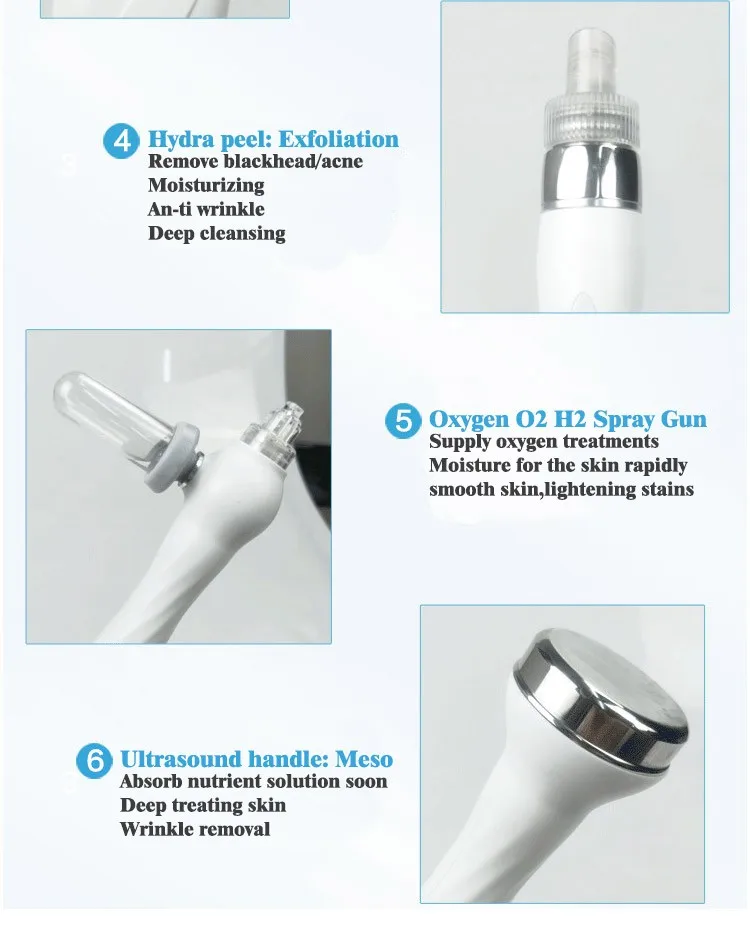 6 In 1 Multifunction H2o2 Hydrogen Oxygen Small Bubble Machine 2019 ...