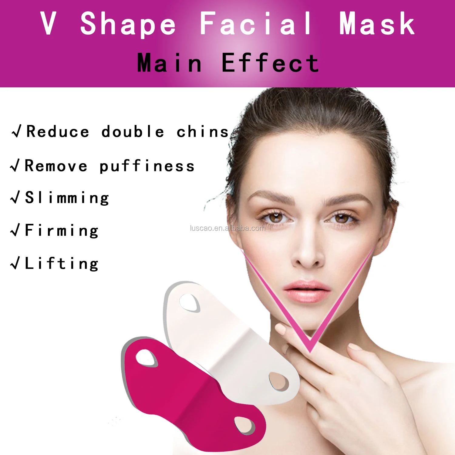Beauty Skin Chin Care Reduce Double Chins Lifting V Shaped Korean V Line Face Mask Buy Face