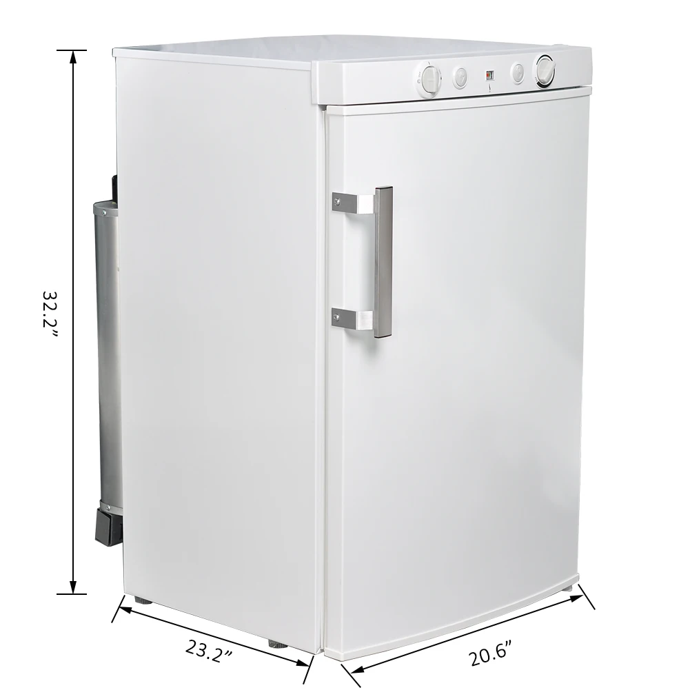 100L Single Door Home Kerosene Propane Mini Gas Refrigerator With Mini Freezer For Kitchen