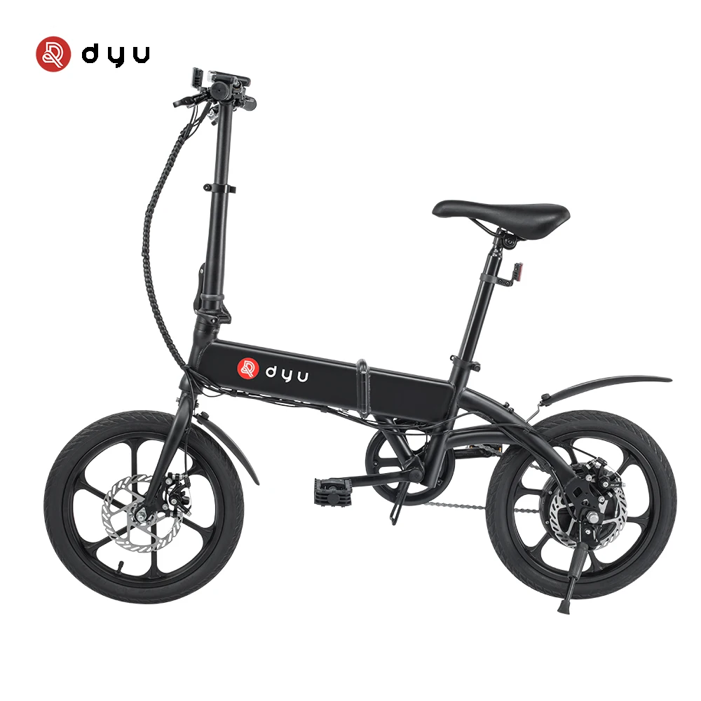 

Electric Bicycle IP54 Waterproof 16Inch Tire 36V 5Ah Lithium-Ion Battery Electric Bike Folding Smart E-bike for Adult