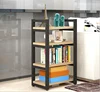Simple living room creative iron bookcase shelf, modern simple storage Mini bookcase