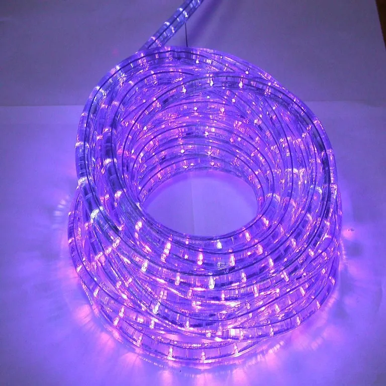 led decorative serial lights high voltage 110v-240v outdoor decoration 100m led rope light