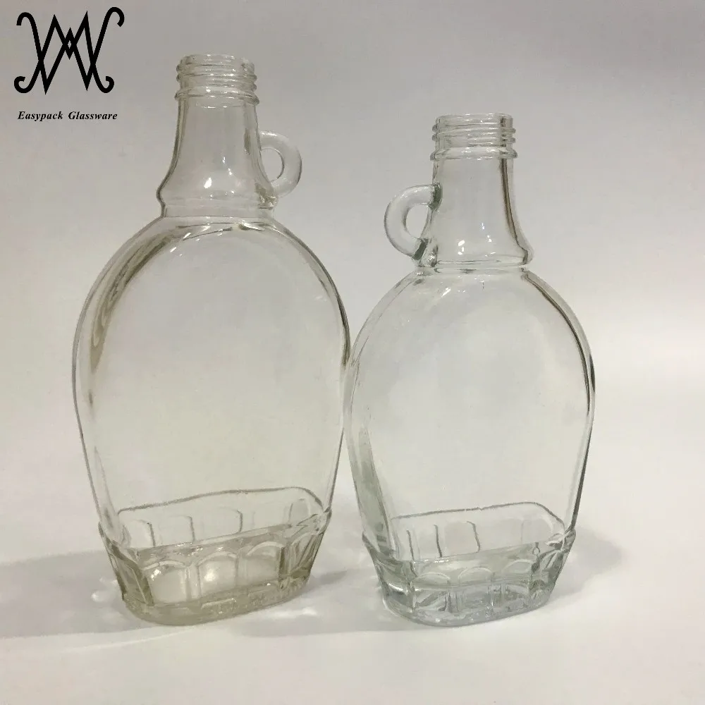 8oz Empty Glass Maple Syrup Bottle With Loop Handle Buy 8oz Glass Syrup Bottle,Glass Syrup