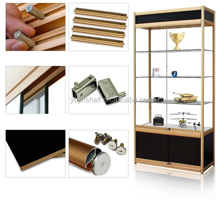 Shop Used Lockable Glass Doors Ornaments Glass Display With