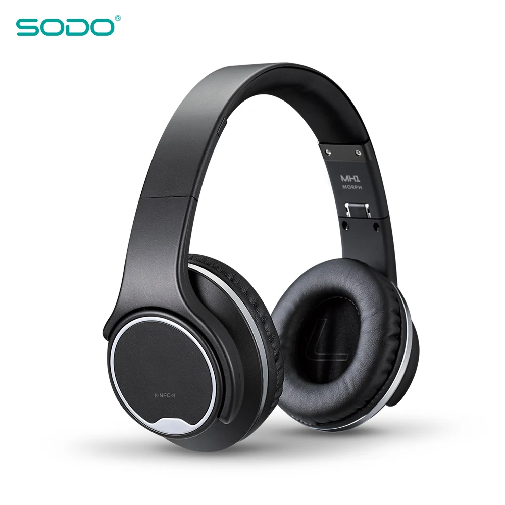 

SODO MH1 Twist out Powerful Speaker Bluetooth Headphone ( Accept Customize Logo and Package), Sliver;red;black;grey;rose gold