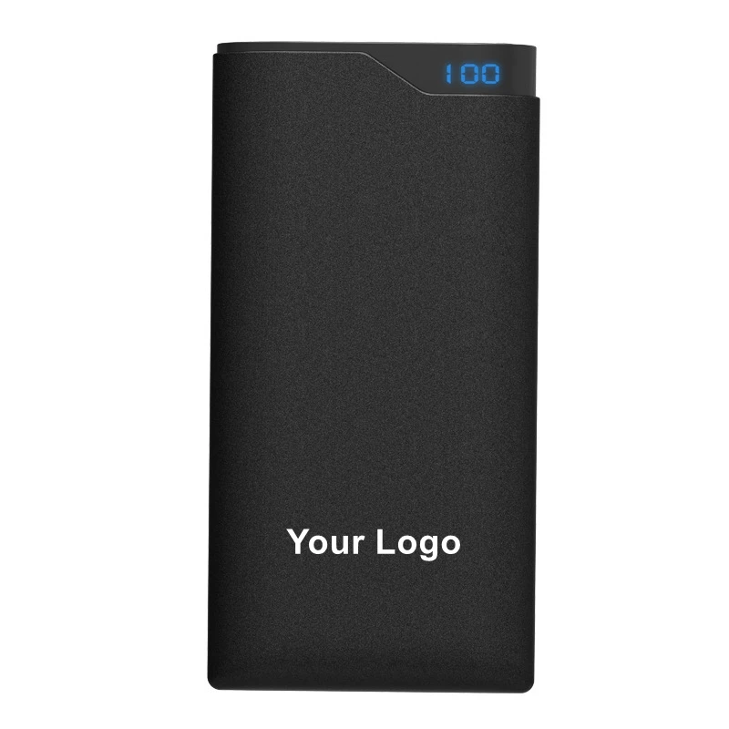 

Hot selling 2019 Amazon slim powerbank 10000 mah slim custom logo power bank, Multi;black