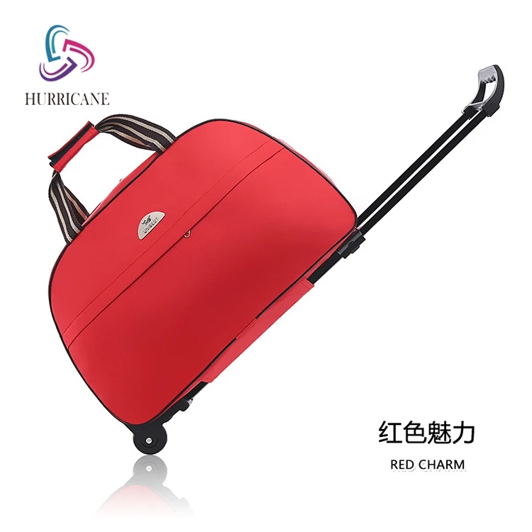 

foldable shopping bag sport trolley suitcase luggage bag, Blue, pink, brown, black,customized color