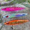 Newest metal lead fish lure jig head 145 mm /140 g various colors sinking fishing lure