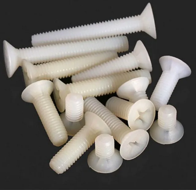 M2 M3 M4 M5 Countersunk Flat Head Plastic Nylon Screw Buy Countersun