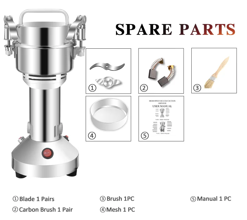 Stainless Steel Tealeaf Grinder Sugar Grinder And Spice Grinder Buy