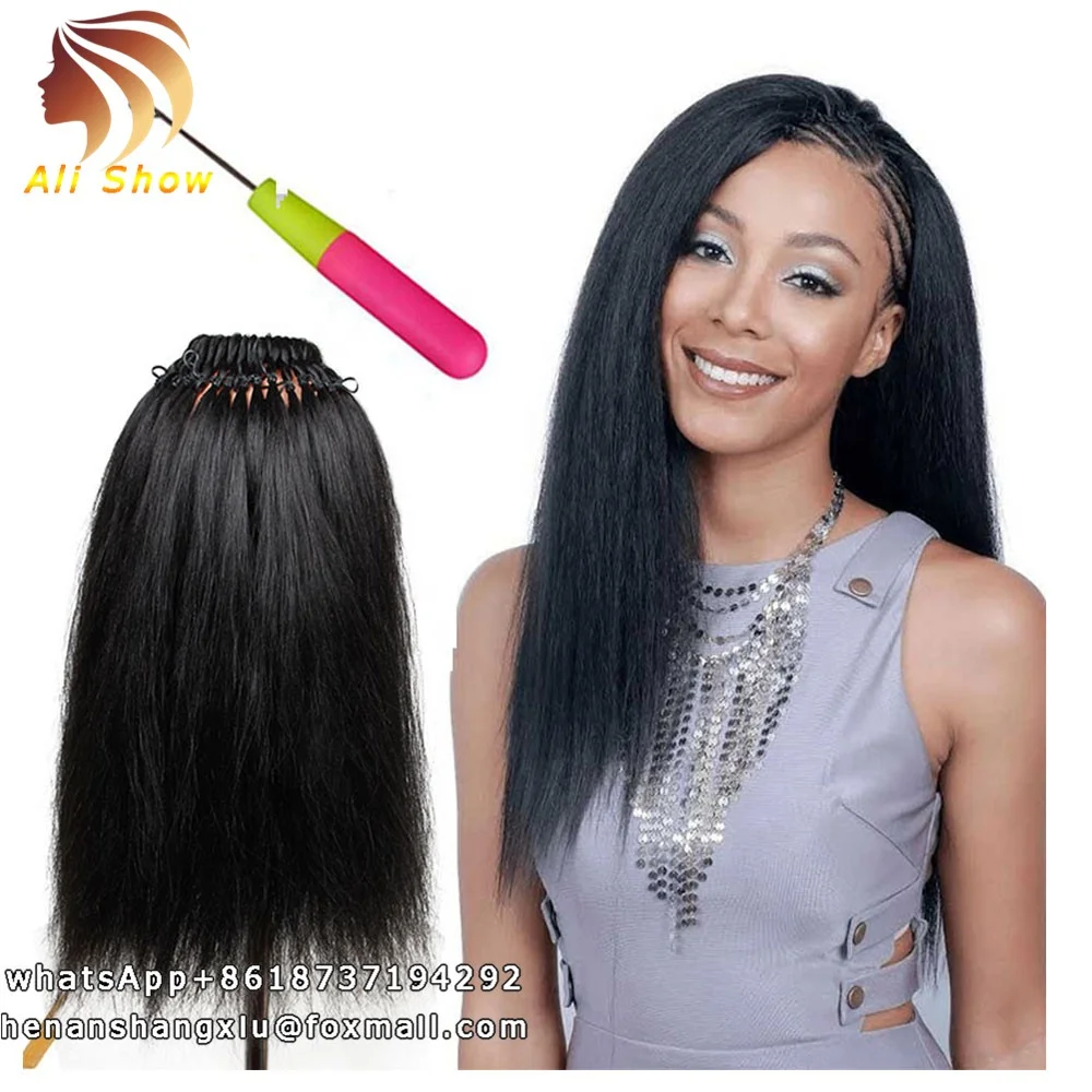 

Natural Black African Hair Hairstyles Italian Yaki Vs Kinky Straight Hair Weave For Crochet Pre Loop Braiding Hair Extensions, Black dark brown light brown bug purple blue