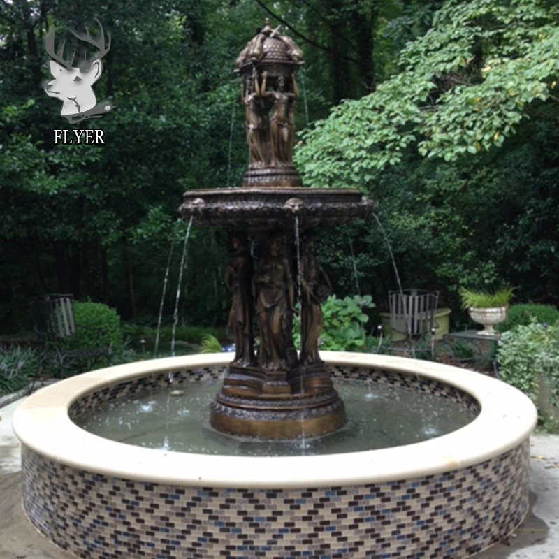 Discount Bronze Water Fountain Wholesale With Women Statues Buy