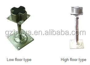 
Office use steel cement bare finished raised floor 