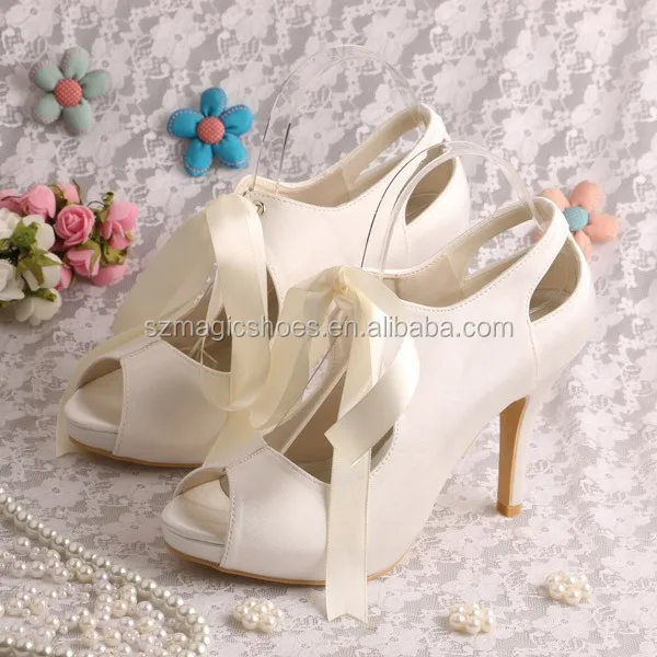 Ivory Lace Up Wedding Shoes High Heel Buy Ivory Lace Up Wedding