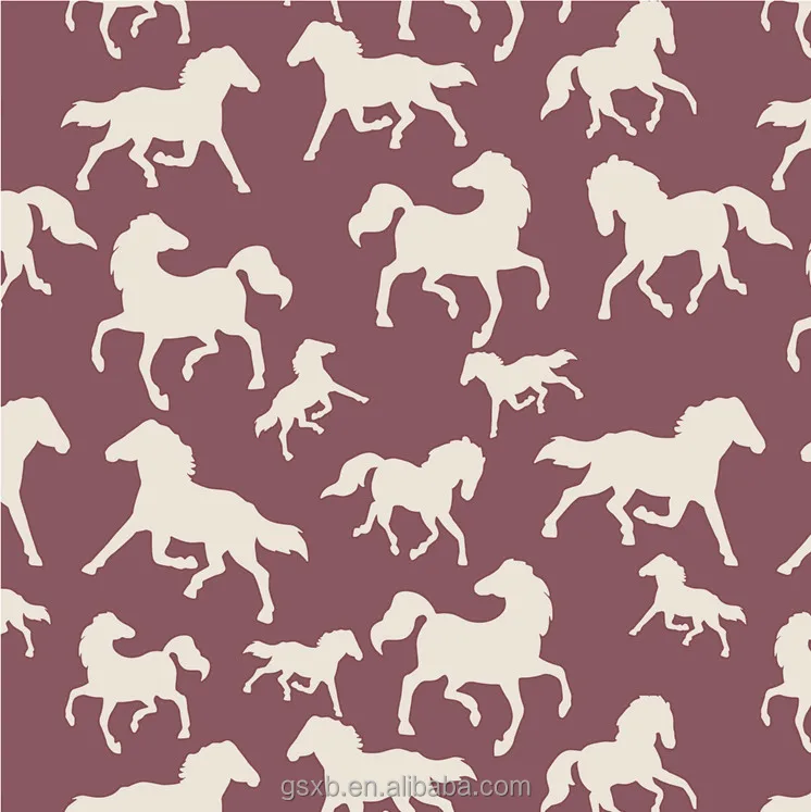 100% polyester 600D horse print fabric