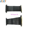 Gen 3.0 PCI-E 3.0 16X to X16 Extension Riser Cable run 1080Ti 2080Ti Graphics Card 90 Degree SL for 1U 2U Server Computer