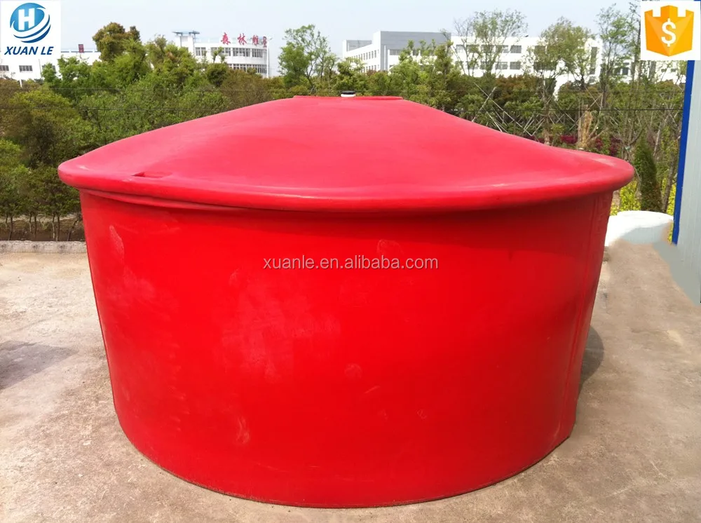 Round Open Top 1000 Gallon Poly Water Stock Tanks With High Performance ...