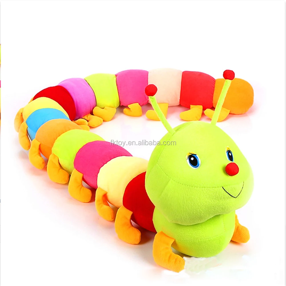 Hot Selling Customize Colorful Worm Pillow Kid Doll Plush Toy For Birthday Gift Buy Colorful