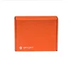 Wholesale Bespoke Custom Logo Printed Small Flat Square Orange Electronic Product Corrugated Packaging Shipping Cardboard Box