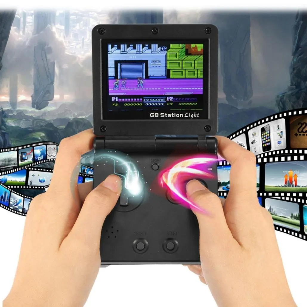 retro handheld gaming console with 200 games
