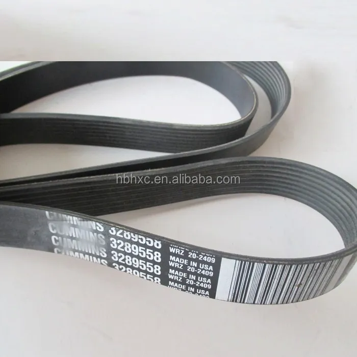 Diesel Engine Parts Fan Belt V Ribbed Belt 3289558 - Reliable ...