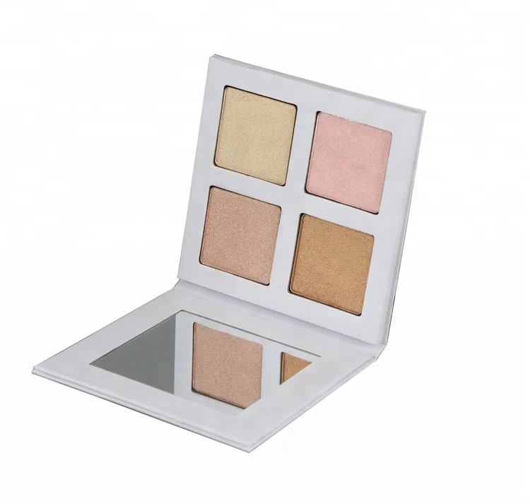 
High Quality 4 Color Contour Highlighter Palette Custom Highlighter Makeup <span style=