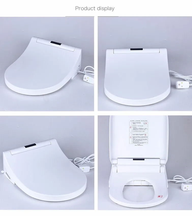 Remote Control slim design smart toilet seat with high tech instant heat electric bidet
