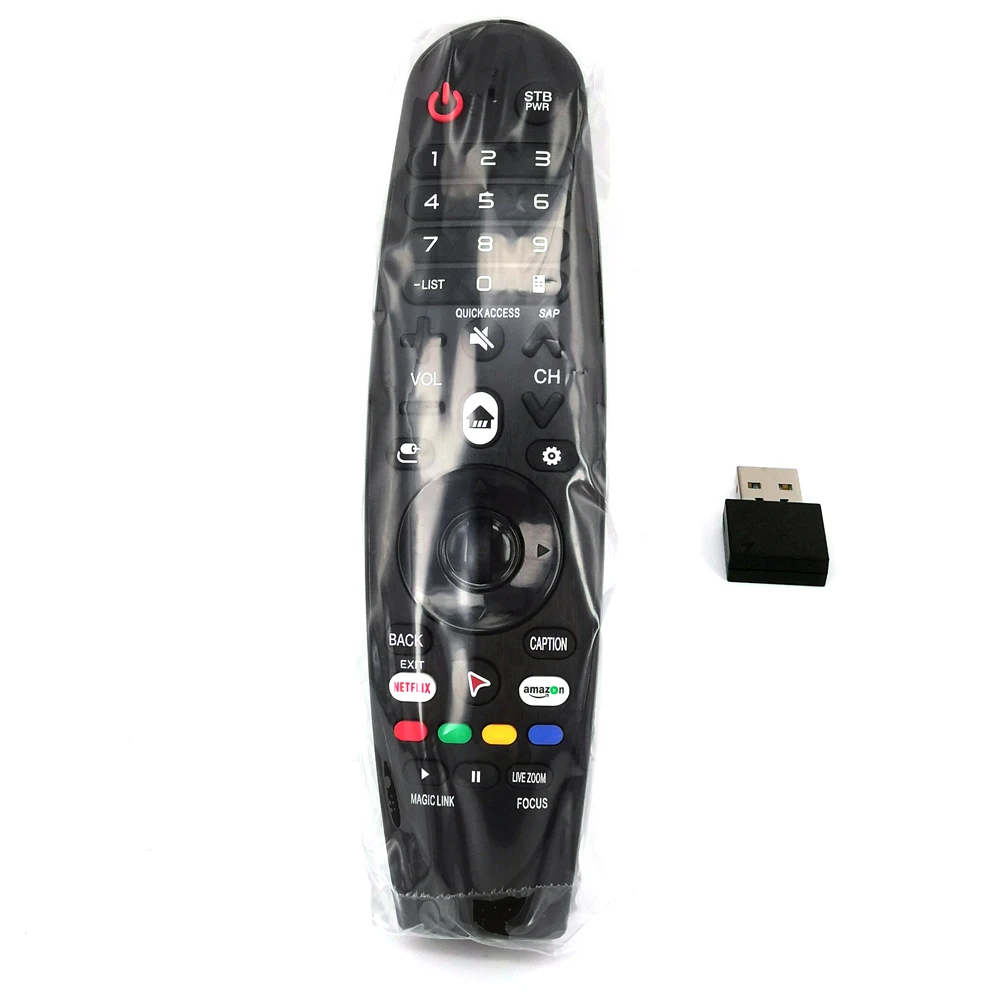 

Smart TV Remote Control AN-MR650A fit For LG LED TV Magic AM-HR650A AN-MR18BA, Black