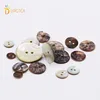 Whole sale fashion 2-holes natural colour troca agoya shell button for children