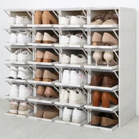 

plastic clear drawer type shoe box