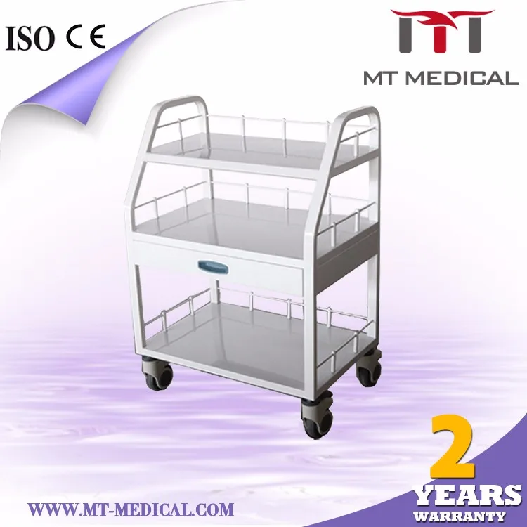 ABCF MT-1 Hospital Operating Surgical Movable S.S. Instrument Trolley